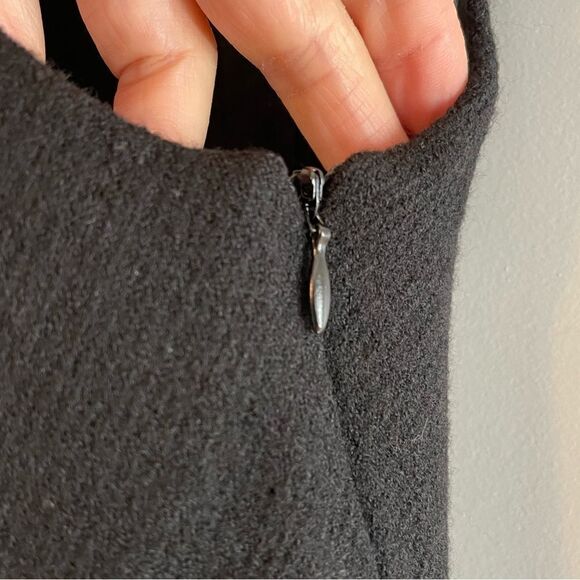 Stile Benetton Sleeveless Wool Mini Dress in Black | SZ XS - Picture 8 of 11